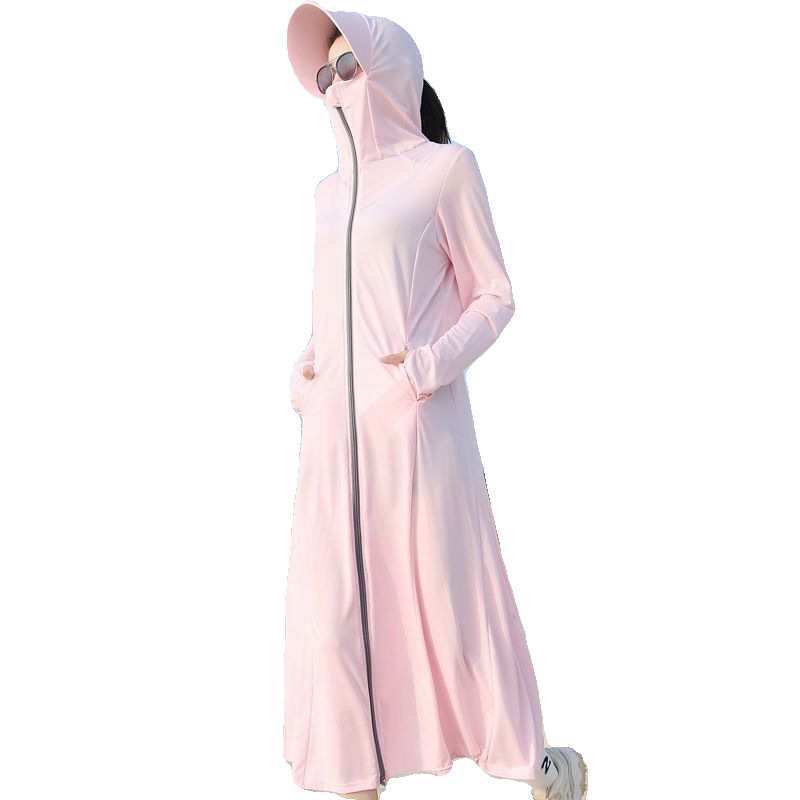 Ženska jakna za UV zaštitu od Vinylon, Harajuku Wind stil, UPF30+, dugi rukavi, zatvarač sprijeda