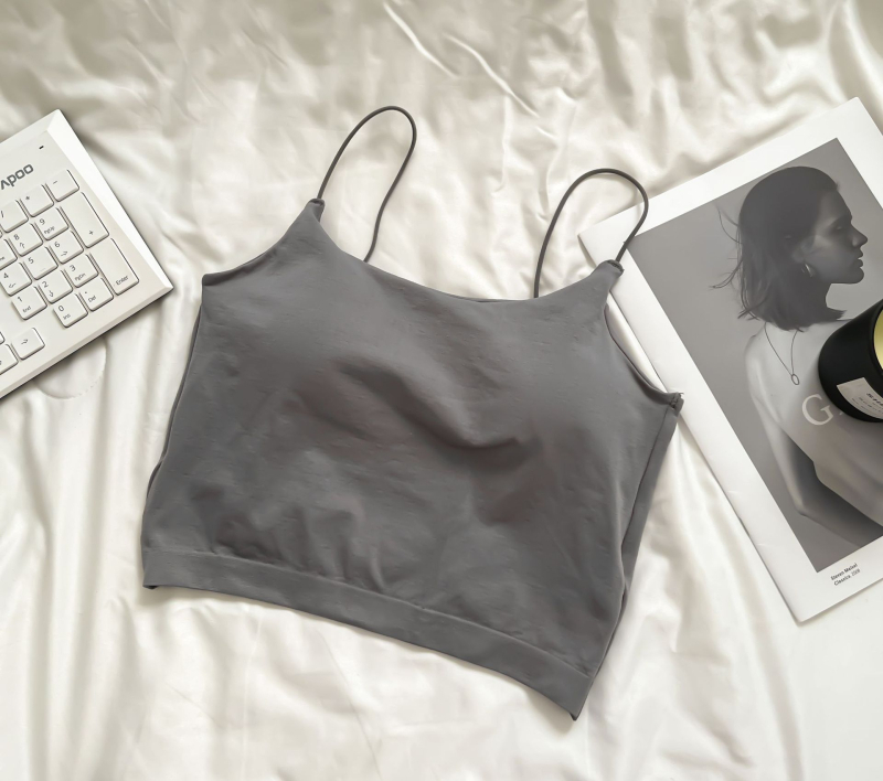 Strapless Bustier Camisole με κενό πίσω, 1/2 κύπελλο, νάιλον 90–95%