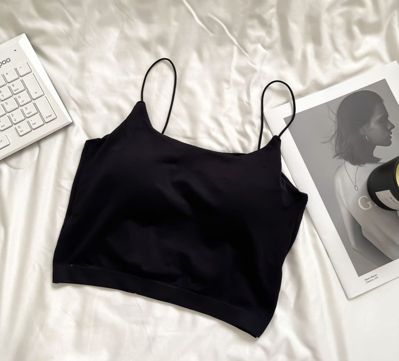 Strapless Bustier Camisole με κενό πίσω, 1/2 κύπελλο, νάιλον 90–95%