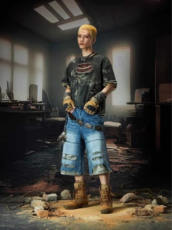 Férfi denim rövidnadrág – vintage, kamuflázs, koreai stílus, magas derék, capri hossz