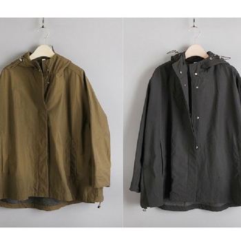 Kabát chenille anyagú spandex-szövettel, POLO gallér, Royal Sister Wind stílus