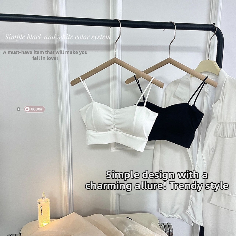 Bezramienkový top na hrudník s výstuhou, priedušný, odvádza pot, pohodlný – Ice Silk nylon, plný košíček, tenký tvarovaný košíček