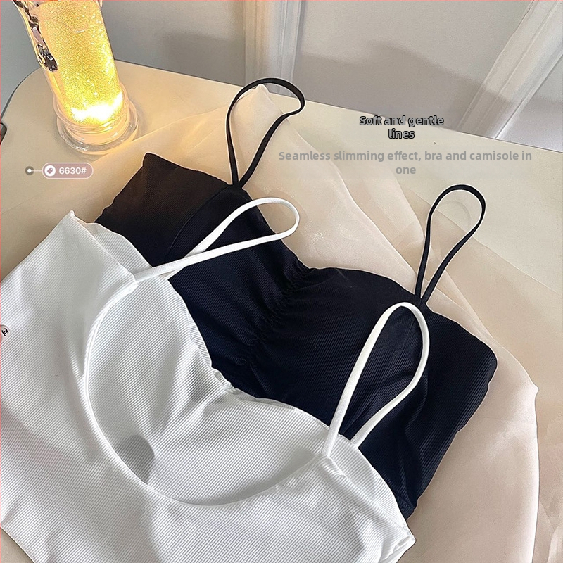 Bezramienkový top na hrudník s výstuhou, priedušný, odvádza pot, pohodlný – Ice Silk nylon, plný košíček, tenký tvarovaný košíček