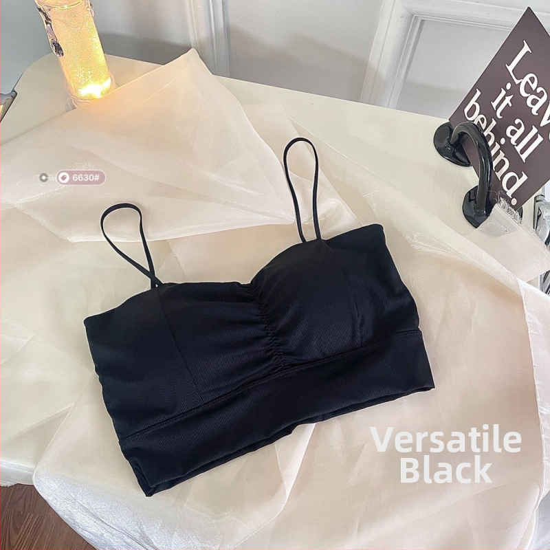 Naiste strapless top rinnaku padja, hingav, higijiline, mugav – Ice Silk nailon, täis tass, õhuke kujundusega kauss