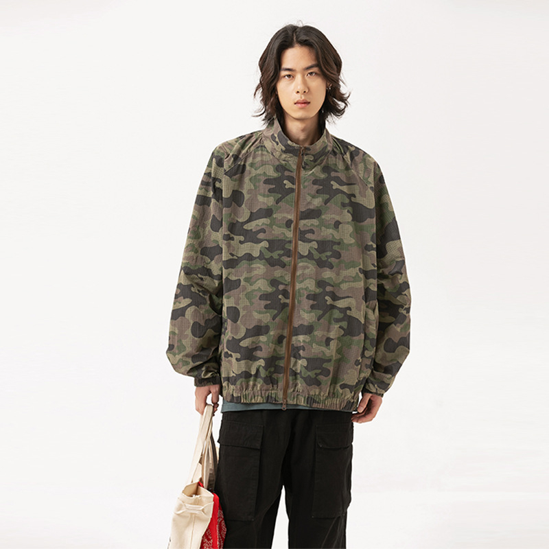 Päikesekaitsejakk, kerge nailonisegu, vaba lõige, kapuutsivaba, teismelised