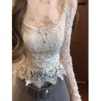 Siled top varrukatega, ümmarguse kaela ja flutter-varrukatega, 95% polüester