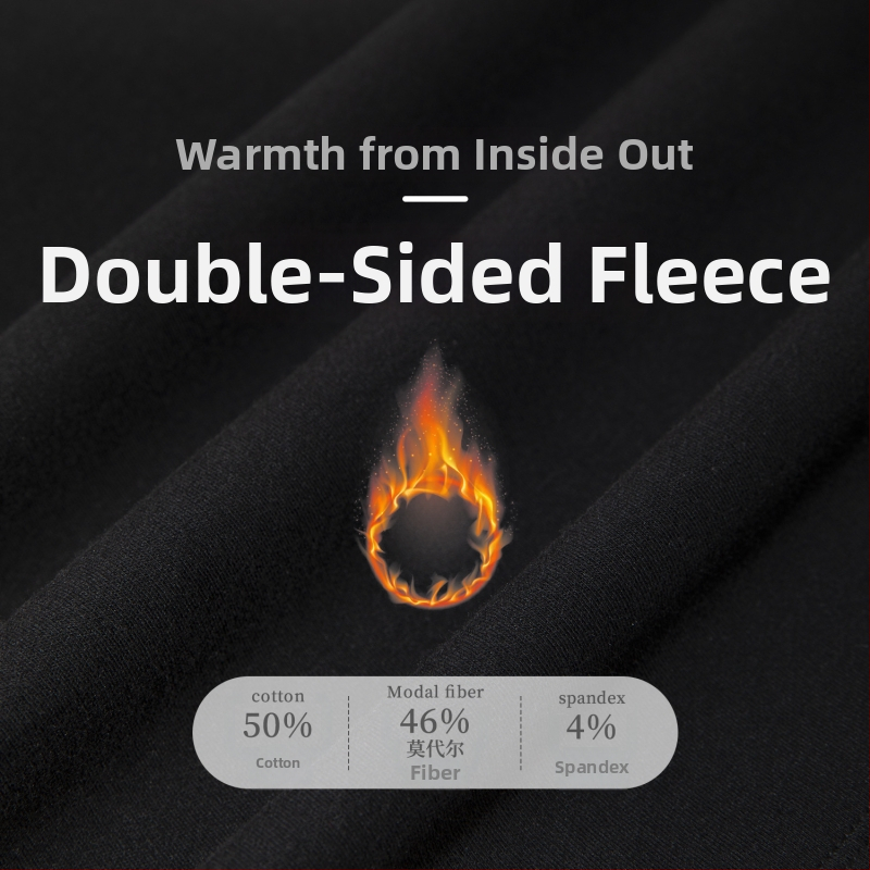 Naise Modal aluskiht fliisvooderiga, kõrge kaelus, lilleline pitsmuster