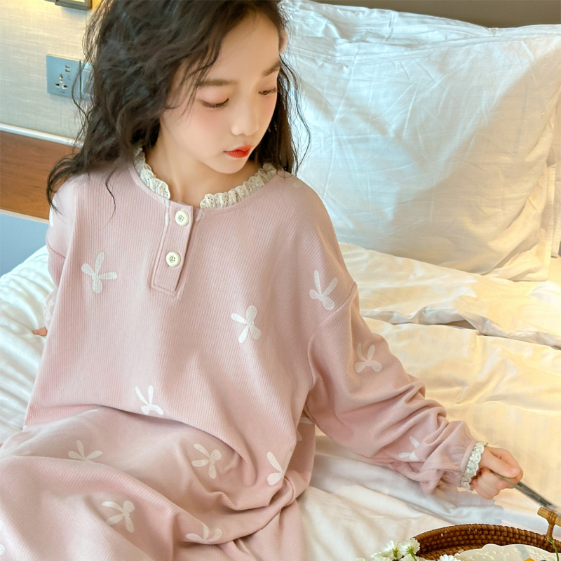 Tüdrukutele pikkade kätega ööriide Derong sametist, paks polüestersegu 90% polüester + 10% spandeks, anti-staatiline ja soojendav, lastele alates 8. eluaastast, kevad/sügis/talv