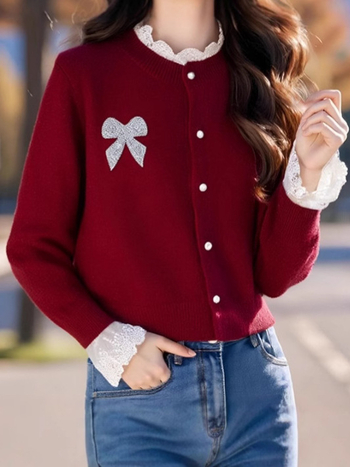 Kootud pullover polo krae, värvilise ploki muster, pikad varrukad, vaba lõige