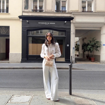 Pikkade varrukatega särk, särk-kaelusega, tikanditega detailid, 95% polüester, tänavustiil, normaalne pikkus 50–65 cm