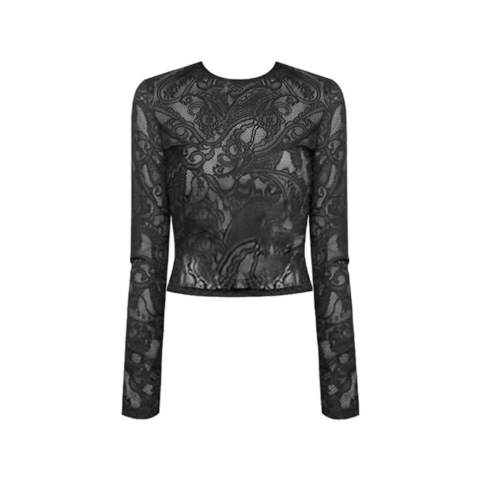 Pitsiline ülaosa V-kaeluse ja tikandiga (Polüester • Viskoos • Tikand • V-kaelus • Tavalised varrukad)