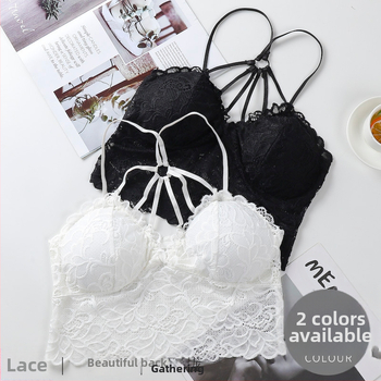 Rinnahoidja ilma õlaleta pitsiga, ilus selja kuju, seksikas stiil (Materjal: Nailon; Põhitoode: Nailon; Kategooria: Rinnahoidja ilma õlaleta/Wrap; Kupe: Keskmine; Selja kuju: Kaunis)