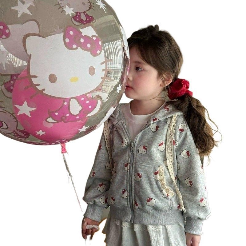 Laste kapuutsiga jakk lukuga, Korea stiilis, puuvillase segu kangas ja vooder, 3-8 aastastele