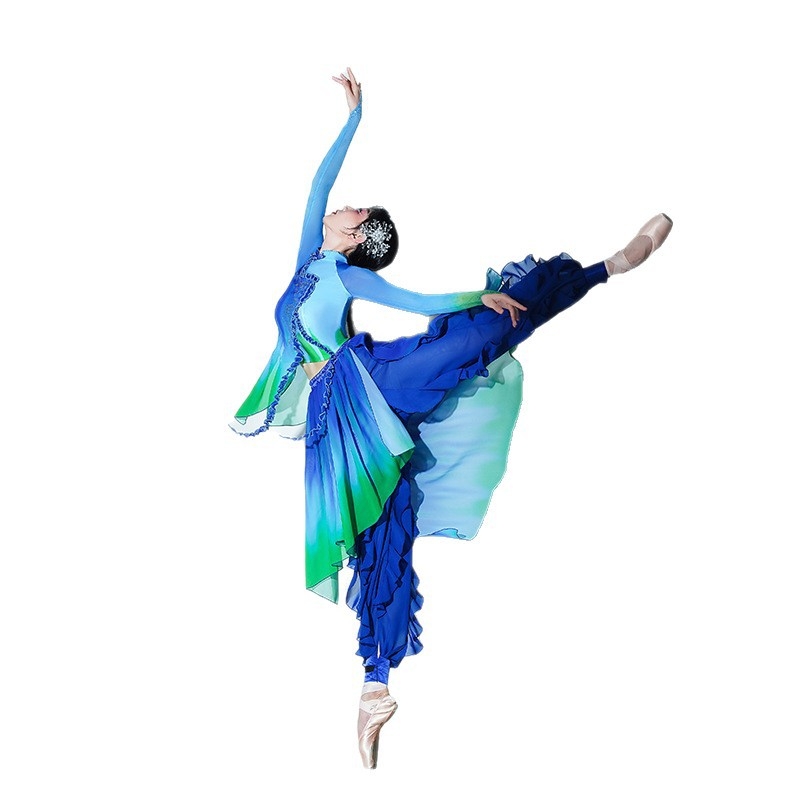 Naiste etnilise tantsukostüümi komplekt - polüesterkangas, polüesteri sisaldus 30-50%, ilma kraeta, 2025. talv, 25–29-aastastele naistele