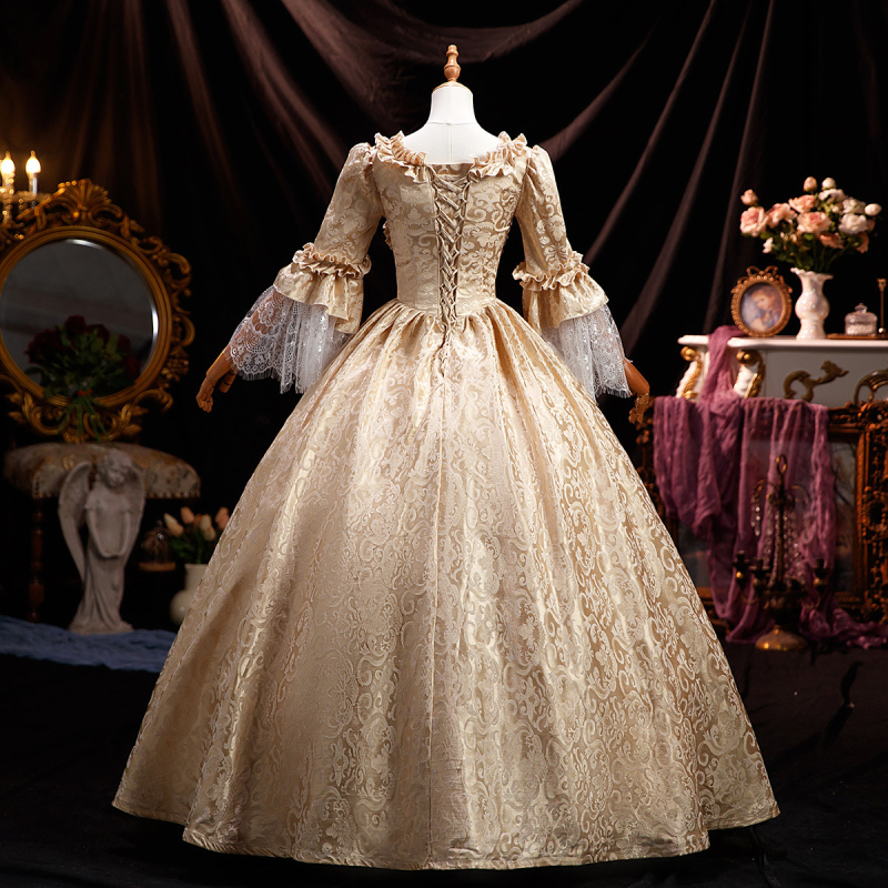 Lolita kleit puff tutu, sobib fotoseanssidele ja lavastustele, Euroopa stiilis printsess vintage (Quanmao, polüester, 95%+, Draama, Vanus 18–24).