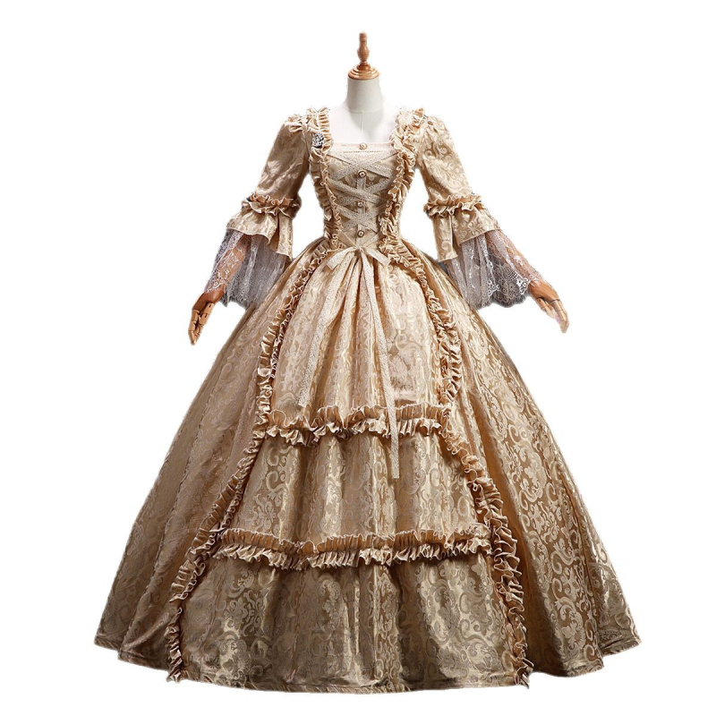 Lolita kleit puff tutu, sobib fotoseanssidele ja lavastustele, Euroopa stiilis printsess vintage (Quanmao, polüester, 95%+, Draama, Vanus 18–24).