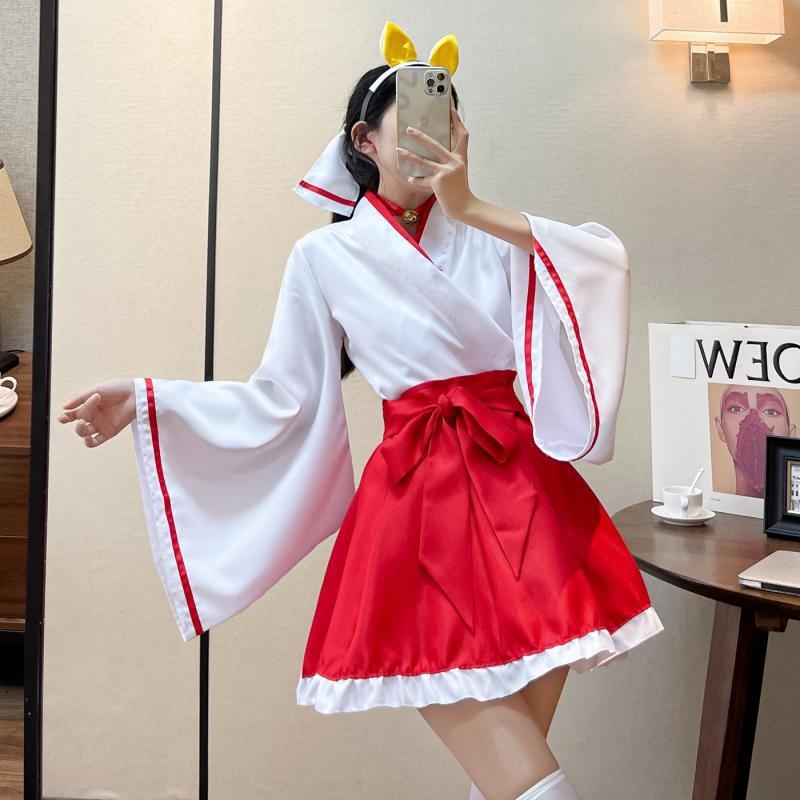 Cosplay kimono täis komplekt (unisex) - Youyou Angel, peamine materjal: polüesterkiud, keemiliste kiudude segu, talvine 2021 väljaanne, vanus 18–24