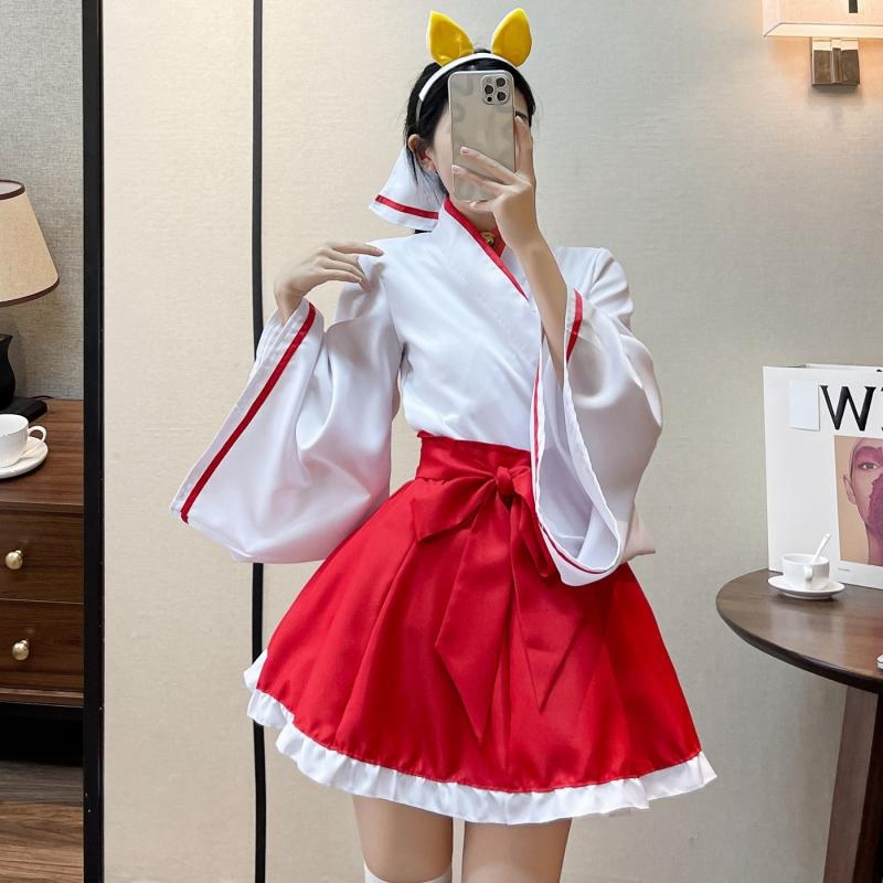 Cosplay kimono täis komplekt (unisex) - Youyou Angel, peamine materjal: polüesterkiud, keemiliste kiudude segu, talvine 2021 väljaanne, vanus 18–24