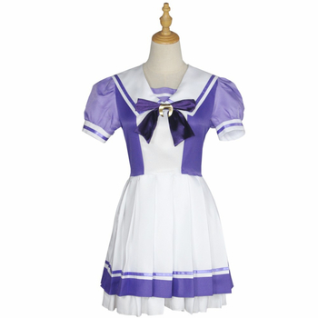 Specijal Week cosplay komplet s mornarskom uniformom — Trison Academy, poliesterska smjesa 60%, za anime role-play igre, proljeće 2022
