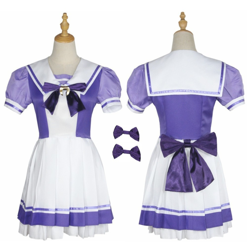 Specijal Week cosplay komplet s mornarskom uniformom — Trison Academy, poliesterska smjesa 60%, za anime role-play igre, proljeće 2022