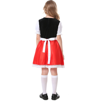 Keskaegne Euroopa tüdruku kleit lavastuseks (polüester, 90–95% polüestri sisaldus, suvi 2024, sobib kuni 17-aastastele tüdrukutele)