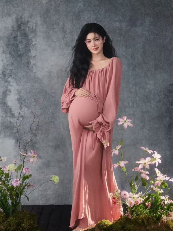 Seelik-kostüüm rombimustriga, pikk seelik, viie kvartali pikkusega varrukad, katiooniline kangas regenereeritud tsellulooskiududega, Hang-dyeing kangas