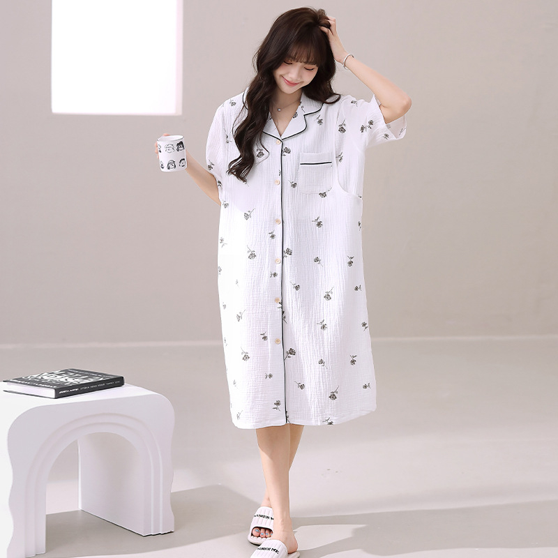 Imetamis-kleit: suvine puuvillane, midi pikkus, 3/4 varrukad, trükis, printsess lõige