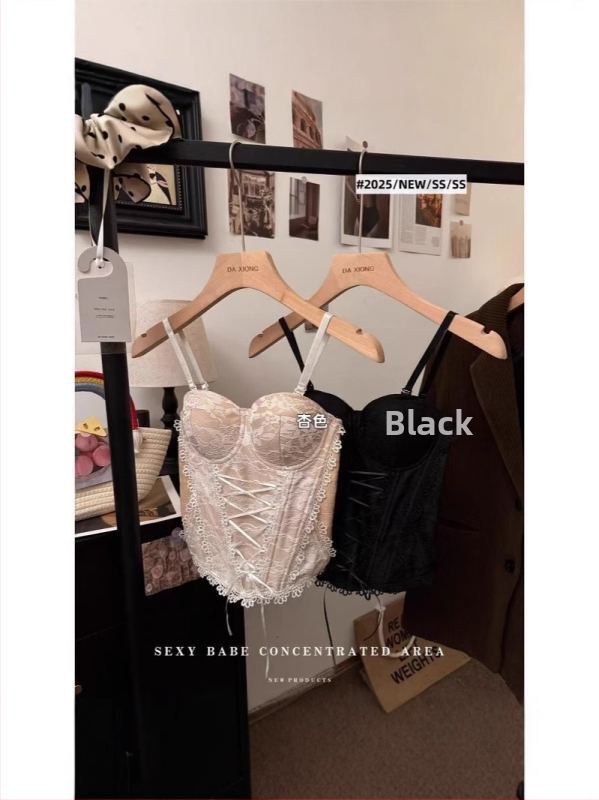 Slim-fit Sling top - Nylon-Spandex zmes, vzor rybej kosti, krátka dĺžka, jar 2025