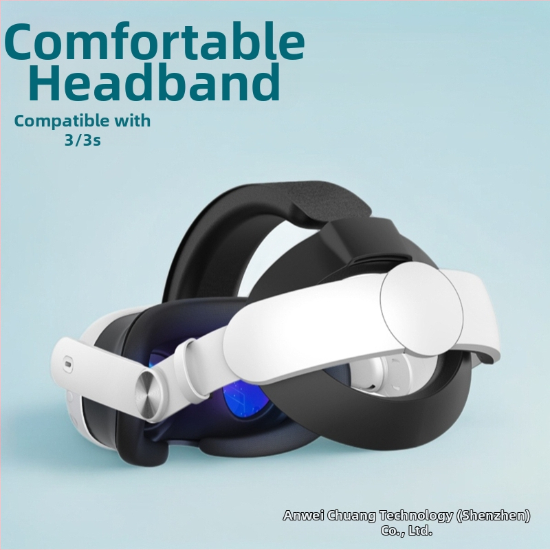 Meta Quest 3 Elite peapael — reguleeritav VR tarvik, mugav asend pea jaoks; ABS; kaal 217 g; mõõtmed 240×190×200 mm; CE/FCC/UN38.3 sertifikaadid