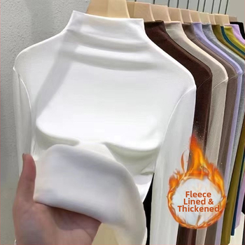 Naiste Oversize-top pool-kaelusega, pikkade varrukatega, Derong-kangas 90–95%