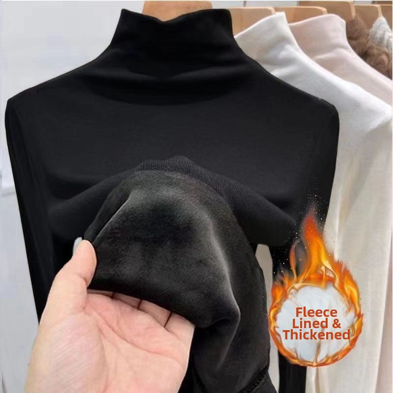 Naiste Oversize-top pool-kaelusega, pikkade varrukatega, Derong-kangas 90–95%