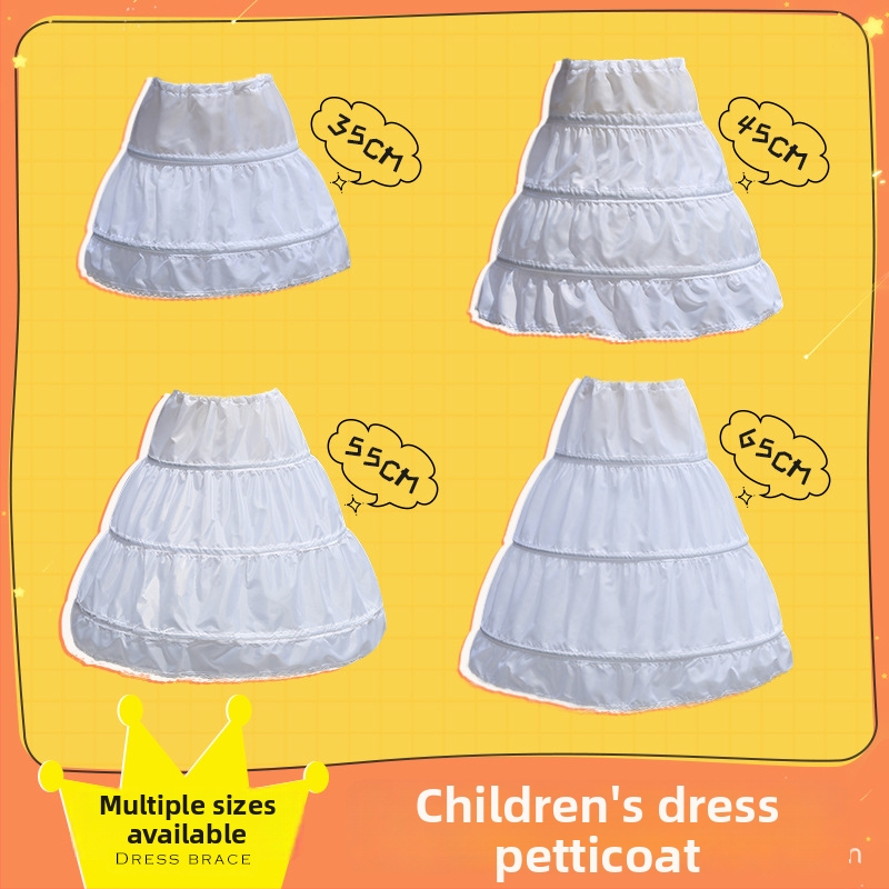 Laste kleit prinsessi tutu seelikuga, ilma luustikuta toetus, sisseehitatud petticoat, polüester taft, lavastuseks, 2022 kevad