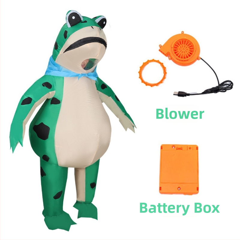 Kostüüm: Puhutav dinosauruse-astronaut nukk kostüüm Halloween'i peo jaoks (unisex, PU nahk, 2023 kevad, vanus kuni 17 aastat, ilma kraega, ilma siltita)