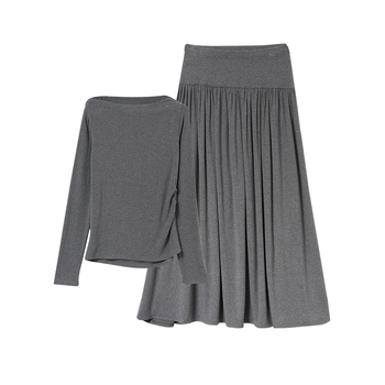 Rasedate komplekt: seelik-kostüüm pikkade varrukatega, viskoos 95%+, sügis 2025