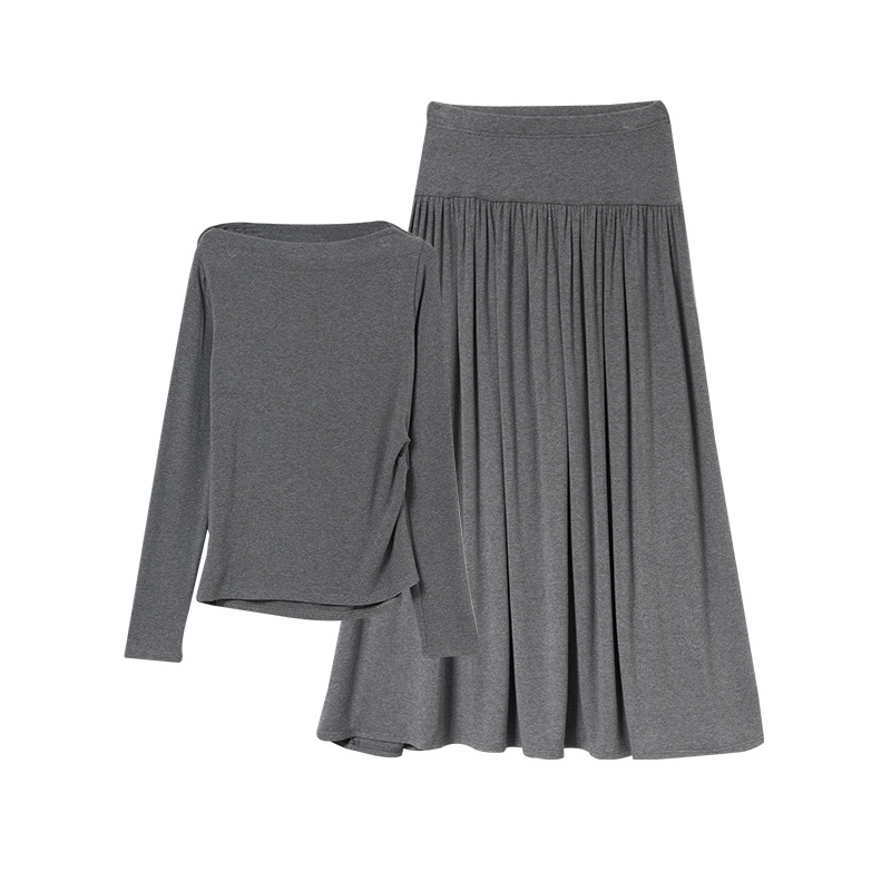 Rasedate komplekt: seelik-kostüüm pikkade varrukatega, viskoos 95%+, sügis 2025