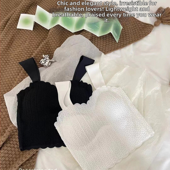 Löivata pitsiga kamisool nailonist, ilma õlgeda, täidetud, 3/4 tass, vormitud tass