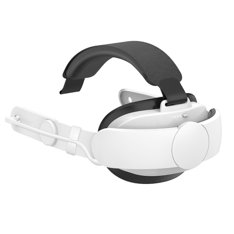 Meta Quest 3S ühilduv VR tarvik: reguleeritav peapael ja 6000mAh kaasaskantav aku, ABS+TPU, kaal 220 g