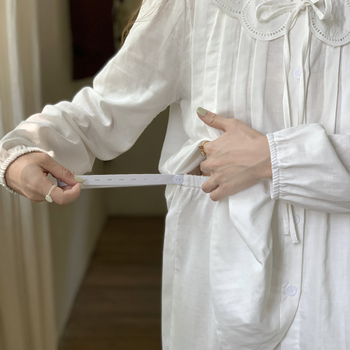 Pärast sünnitust emade ööriide imetamiseks, puuvillase gaza kanga, pikad varrukad ja pikad püksid, komplekt, suvi 2025