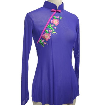 Naiste Yangge tantsu lavatop, puuvillane kangas, 50% sisaldusega, ühtlane muster, vanusegrupp 18–24, sobib kõigile aastaaegadele