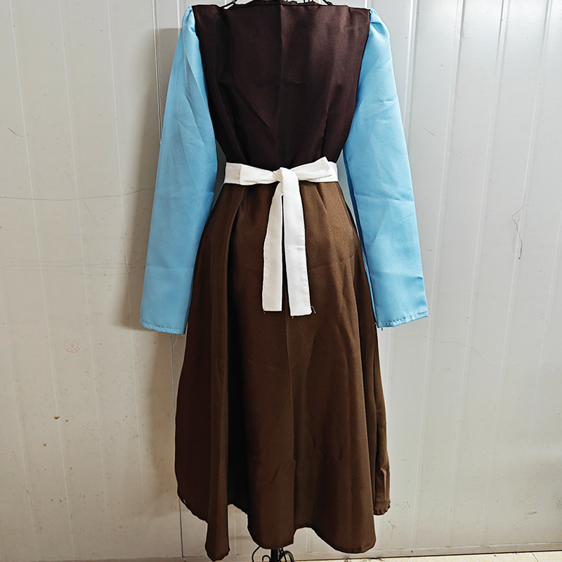 Maid cosplay kostüüm Halloweeniks — polüesterkangas, naistele 25–29 a., lavastuse riietus, 2025 sügis.