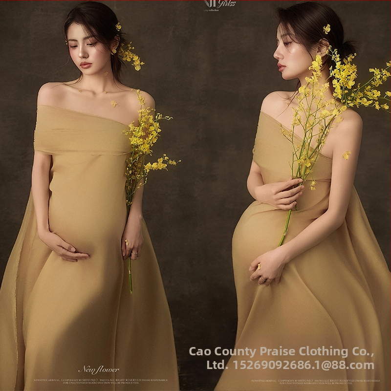 Rasedatele fotosessiooni komplekt: varrukateta, polüester 70–80%, suvi 2025, seelik-kostüüm, värske ja sõbralik stiil, keskmise pikkusega seelik.