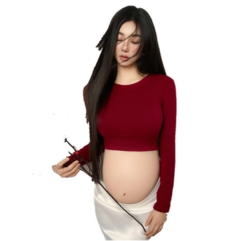 Rasedate seelikukostüüm, pikkade varrukatega, polüester, 70-80% polüester, suvi 2025