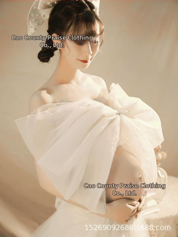 Rasedate fotosessiooni kleit gauze kangast, 90% polüester; kõikide aastaaastate jaoks; bränd Yimei Square.