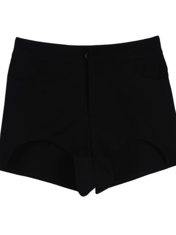 Naiste kõrge vöökohtega lühikesed püksid džäzz-tantsudeks, polüester 95%+, õhuke kangas, kevad 2024
