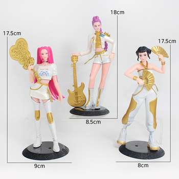 Figuur: PVC laua dekoratsioon demonite küttemeeskonna grupi tegelasega, eelkoostatud, sisaldab juhendvideot