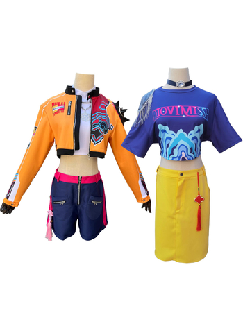 K-Pop tüdrukute grupi cosplay kostüüm – Rumi Milazzo – Spandex materjal; Põhikiud: regenereeritud tselluloosi kiud 30–50% sisaldus; Minimalistlik stiil, jaapani-korea casual; Kevad 2024