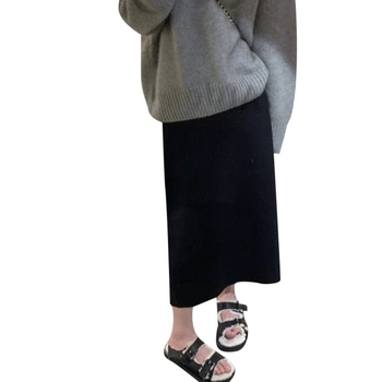 Rasedate kootud midi kleit lotose lehega krae, 3/4 käised, ühtlane värv, villa 95%+