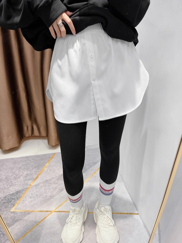 Rasedate seelik puuvillase ja spandexi segust, lühike lõige, jaapani-korea vaba stiil, 2025. aasta sügisel väljaanne