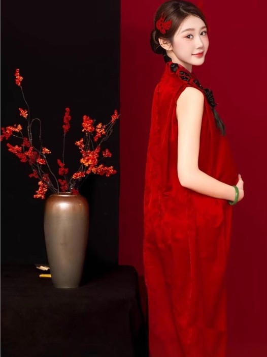 Merisa seelikukomplekt, varrukateta, pikk seelik, kirjanduslik retro stiil, polüesteri materjal