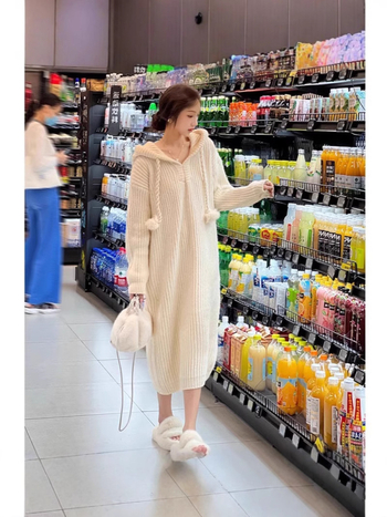 Rasedate kleit – sügis-talve kootud, pikk kleit, 3/4 käised, tavaline krae, polüester 95%+